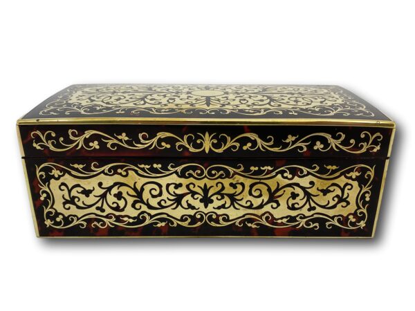 Front of the English Boulle Trinket Box