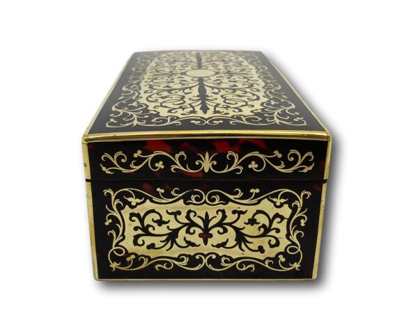 Side of the English Boulle Trinket Box