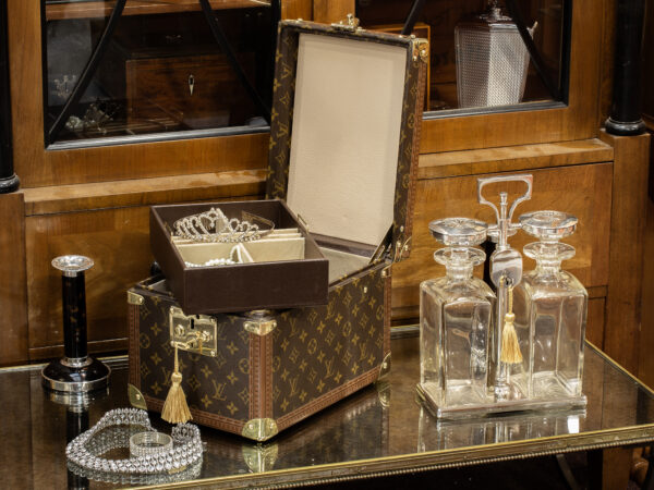 View of the Louis Vuitton Jewellery Box in a ladies decorative setting