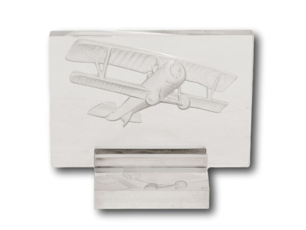 Overview of the Rene Lalique Biplane Plaque
