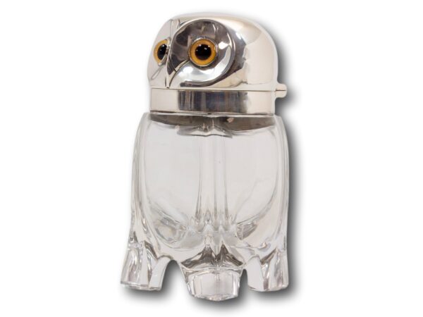 Front Side overview of the Owl scent liquor bottle
