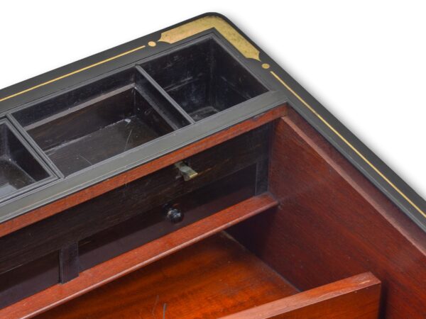 View of the spring loaded fascia removed from the secret compartment