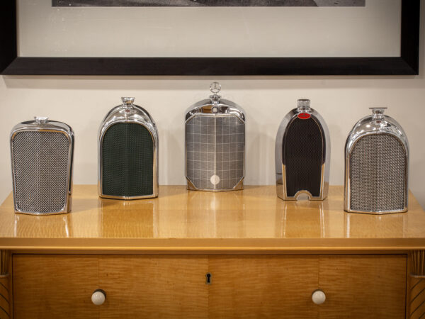Overview of the Radiator Decanter collection in a decorative display setting