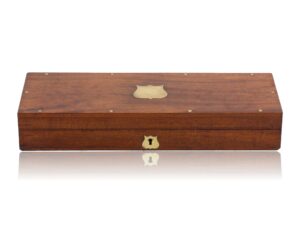 Front overview of the Mahogany Accessories Box