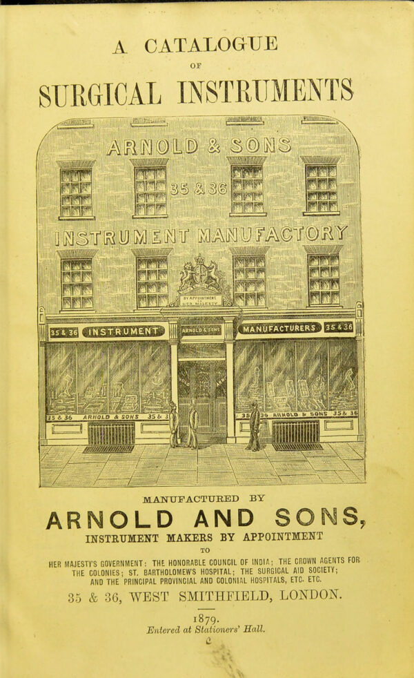 Old arnold and sons advert