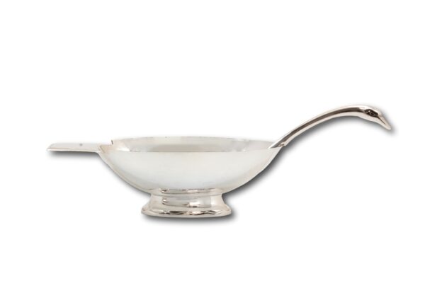 Side view christofle Swan Sauce Boat