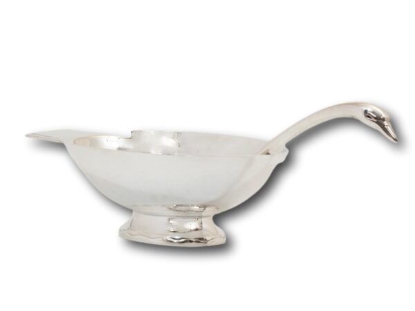 Front overview christofle Swan Sauce Boat