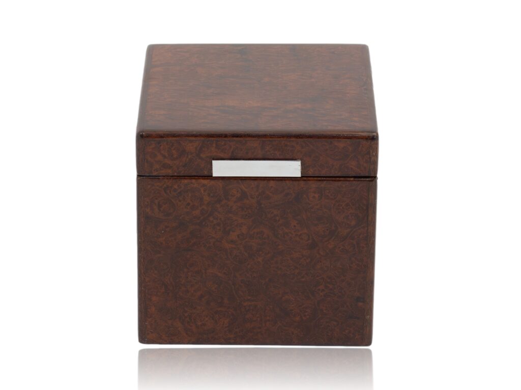 Home / Boxes / Dunhill Art Deco Amboyna Humidor