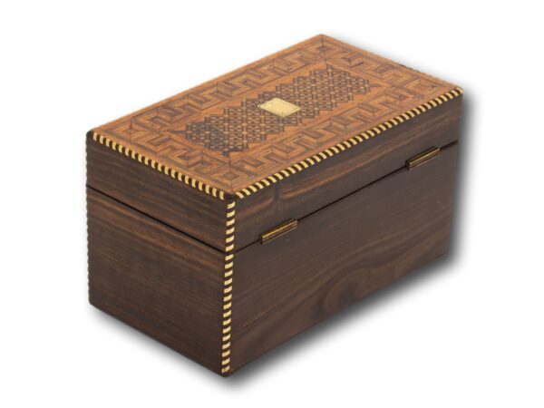 Rear overview of the Geometric Tea Caddy