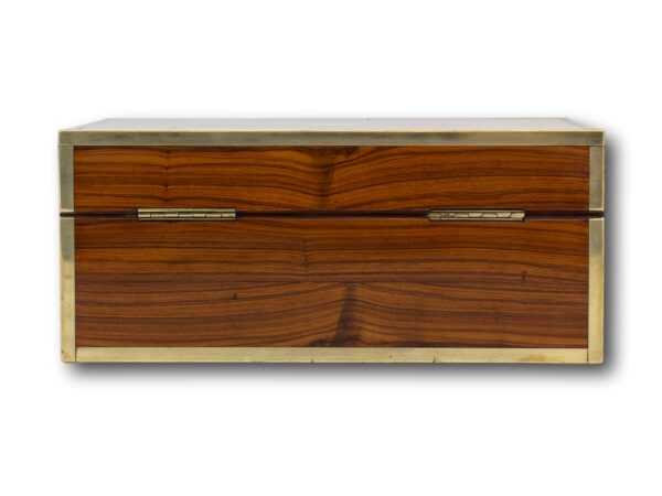Rear of the Antique Kingwood Jewellery Box by Lund