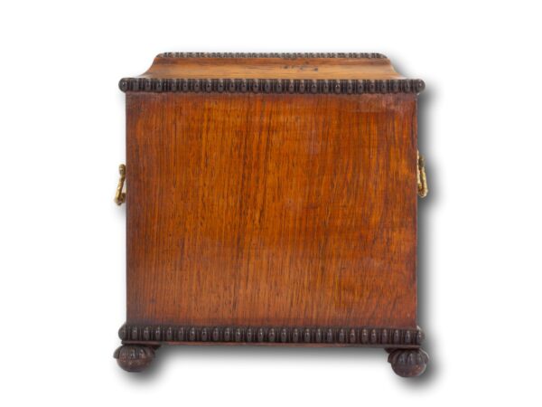 Rear of the Rosewood Sewing Cabinet