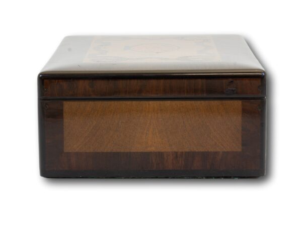 Side of the Continental Palm Coconut Wood Box