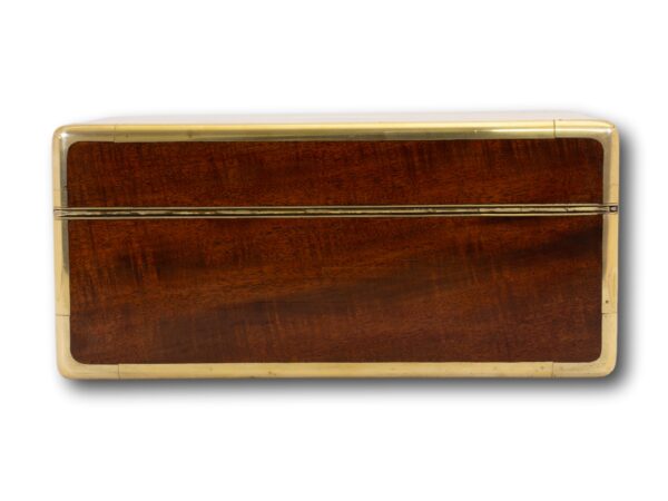 Rear of the Antique Mahogany Jewellery Watch Box