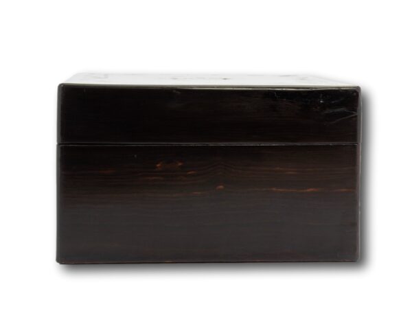 Side of the Coromandel and Mother of Pearl Jewellery Box