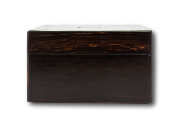 Side of the Coromandel and Mother of Pearl Jewellery Box