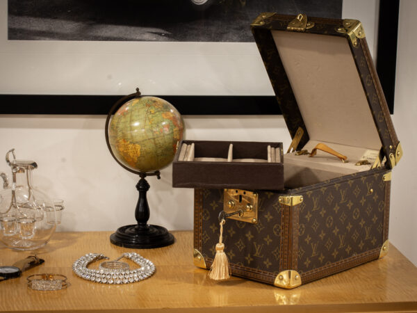 Lifestyle shot of the Vintage Louis Vuitton Jewellery Case