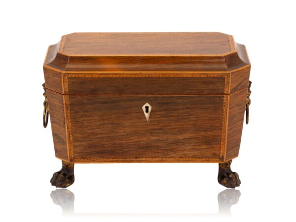 Front of the Antique Rosewood Tea Chest