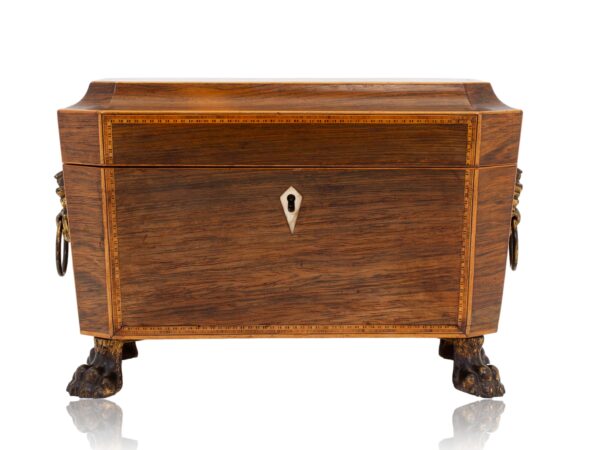 Front of the Antique Rosewood Tea Chest