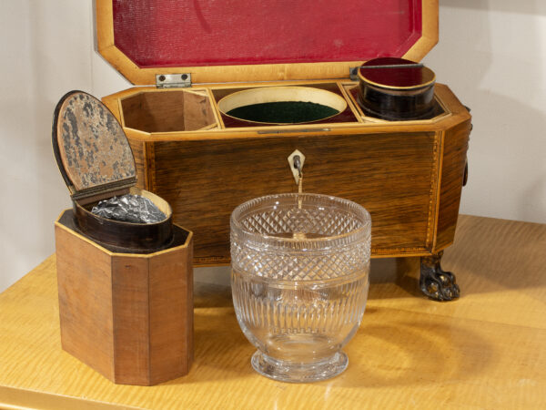 Lifestyle shot of the Antique Rosewood Tea Chest