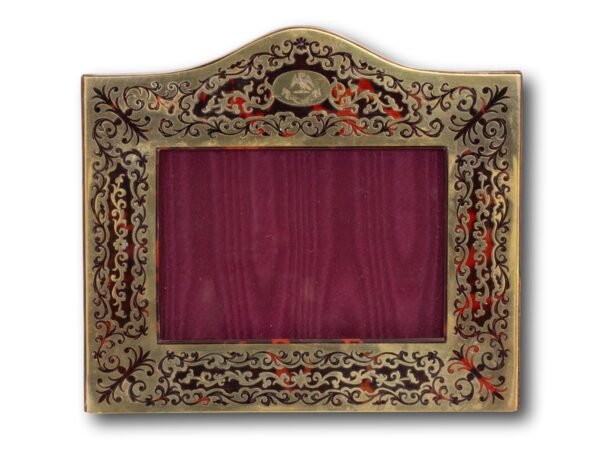 Front of the Antique Boulle Photo Frame Vickery