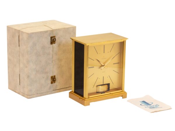 Overview Jaeger-LeCoultre Embassy Atmos Clock, Box and Manual