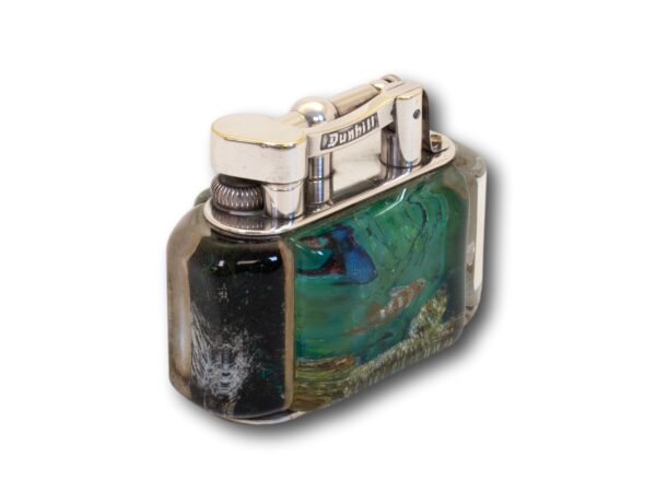 Front overview of the Dunhill Aquarium Half-Giant Table Lighter