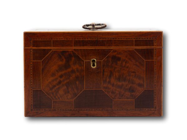 Front of the Antique Mahogany Tea Chest