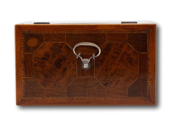 Top of the Antique Mahogany Tea Chest