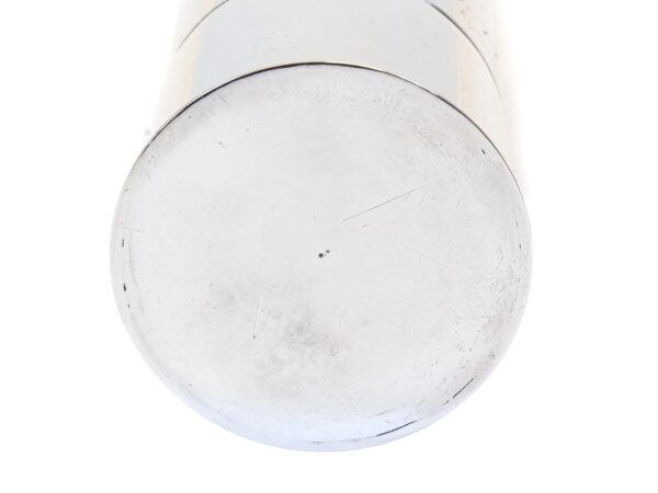 Base of the Novelty Silver Plate Telescope Flask