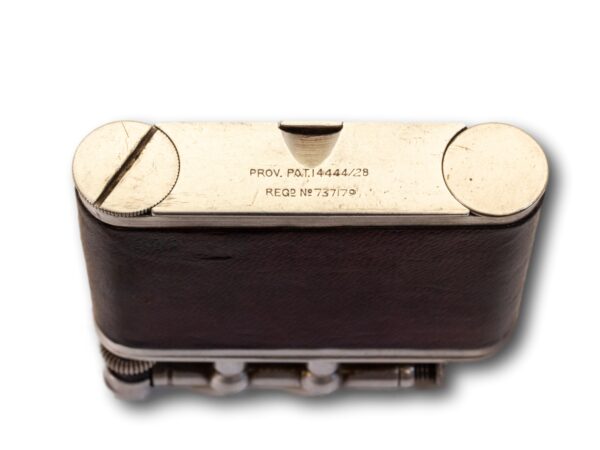 Base of the Dunhill Ladies Pocket Vanity Lighter