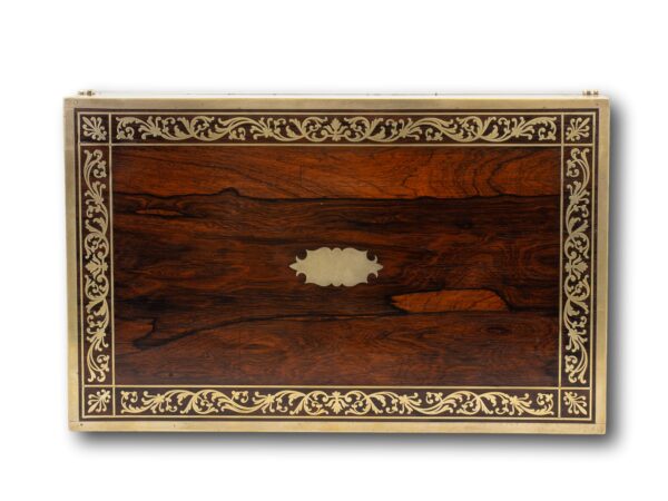 Top of the Antique Rosewood Writing Box William Chrisp