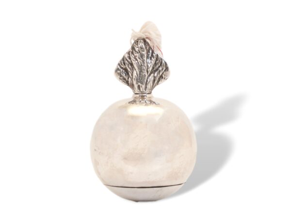 Rear of the Sterling Silver Grenade Table Lighter