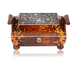 Font of the Tortoiseshell and Mother of Pearl Sewing Box