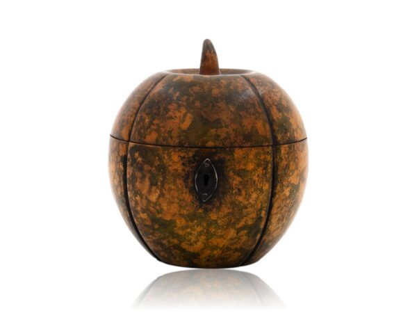 Front of the Antique Melon Fruit Tea Caddy