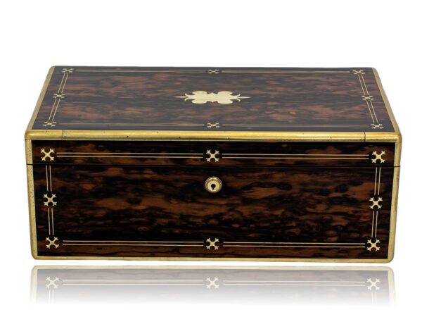 Front overview of the Coromandel Harlequin Writing Box Austin