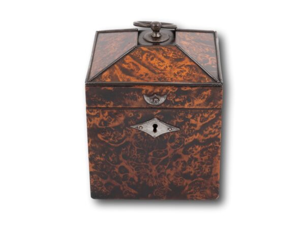 Front overview of the Mulberry Tea Caddy