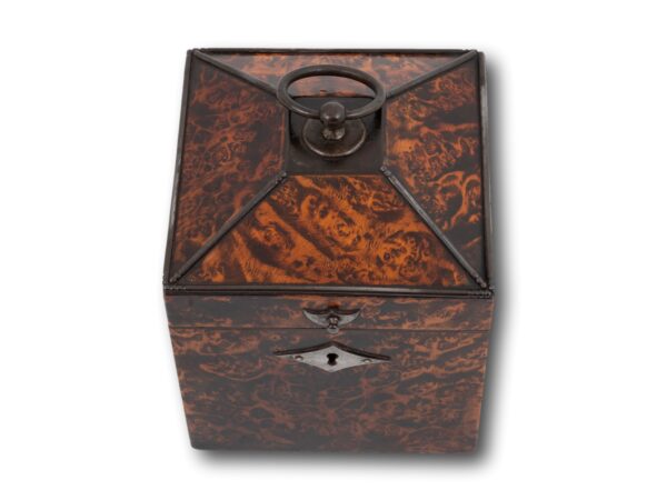 Top of the Mulberry Tea Caddy