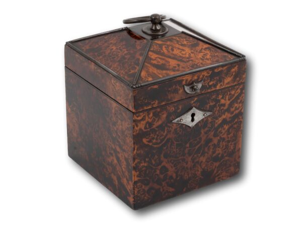 Front overview of the Mulberry Tea Caddy