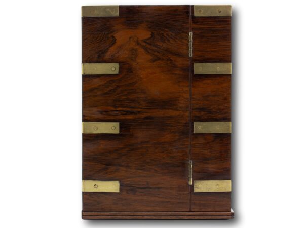 Side of the Rosewood Apothecary Cabinet