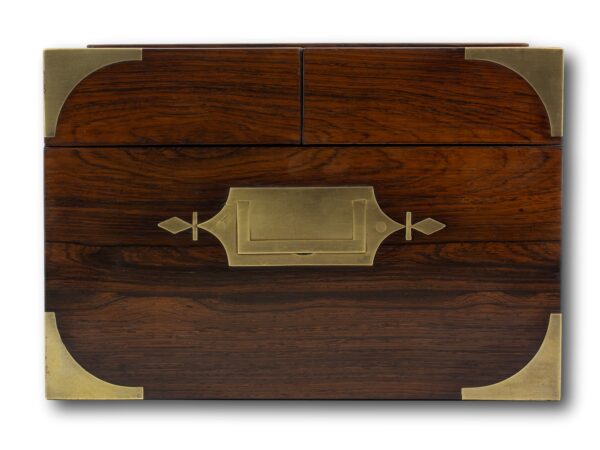 Top of the Rosewood Apothecary Cabinet