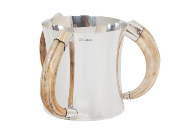 Overview of the Silver and Boar Tusk Silver Champagne Bucket Hukin and Heath 501551