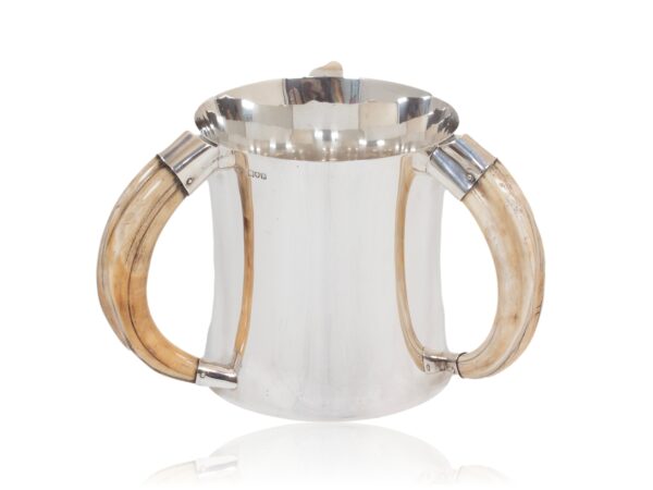 Overview of the Silver and Boar Tusk Silver Champagne Bucket Hukin and Heath 501551