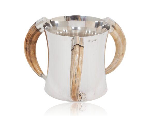 Overview of the Silver and Boar Tusk Silver Champagne Bucket Hukin and Heath 501551