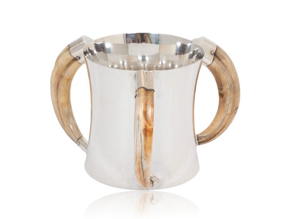 Overview of the Silver and Boar Tusk Silver Champagne Bucket Hukin and Heath 501551