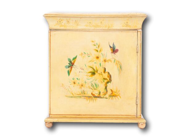 Side of the Chinoiserie Japanned Sewing Cabinet