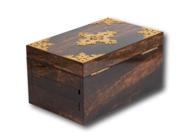 Rear overview of the Coromandel Tiered Jewellery Box George Betjemann