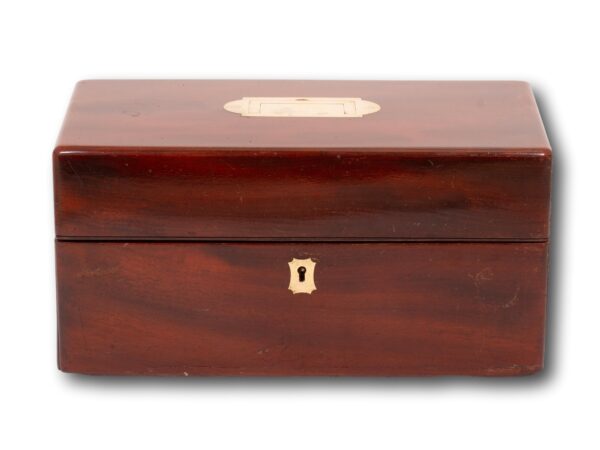 Front overview of the Mahogany Apothecary Box