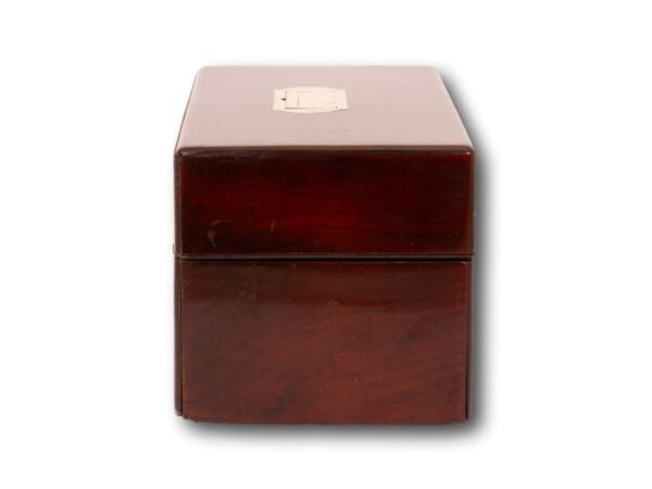 Front of the Mahogany Apothecary Box