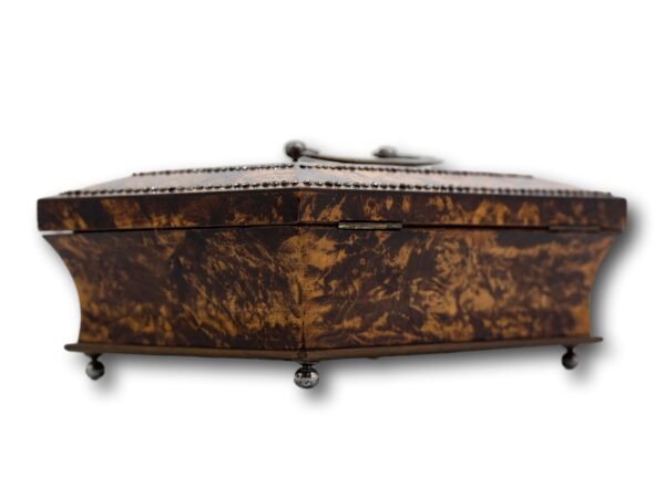 Rear overview of the Palais Royal Mulberry Sewing Box