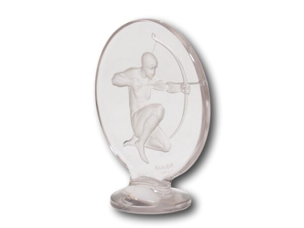 Front overview of the Original Rene Lalique Archer Car Mascot